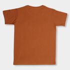 Boys' Half Sleeves T-Shirt, भूरा, small image number null