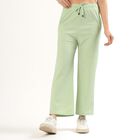 Women's Light Sage Green Relaxed Fit Elastic Waist Pyjama, हल्का हरा, small image number null