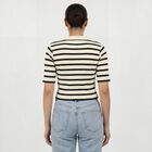 Women's Black Neck Top, Black, small