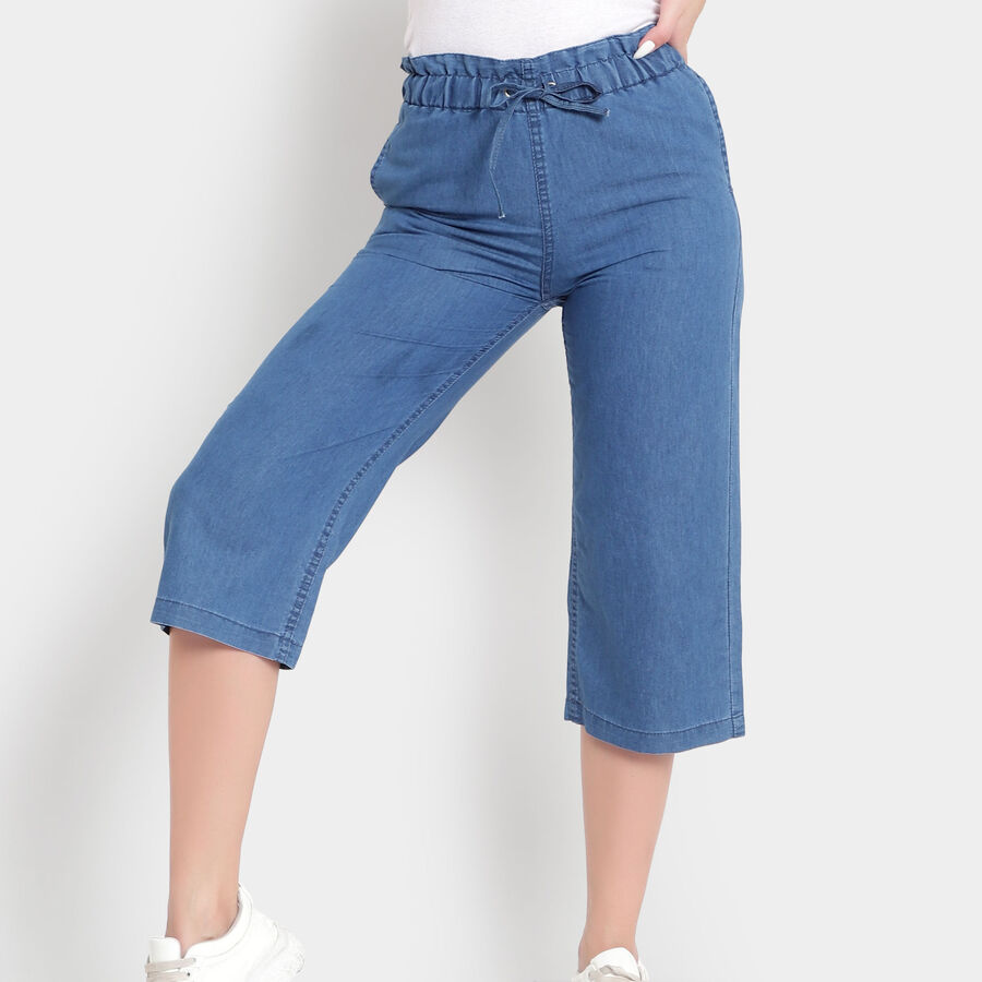 Basic Wash Mid Rise Jeans, Mid Blue, large image number null