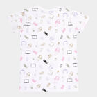 Boys All Over Print T-Shirt, White, small image number null
