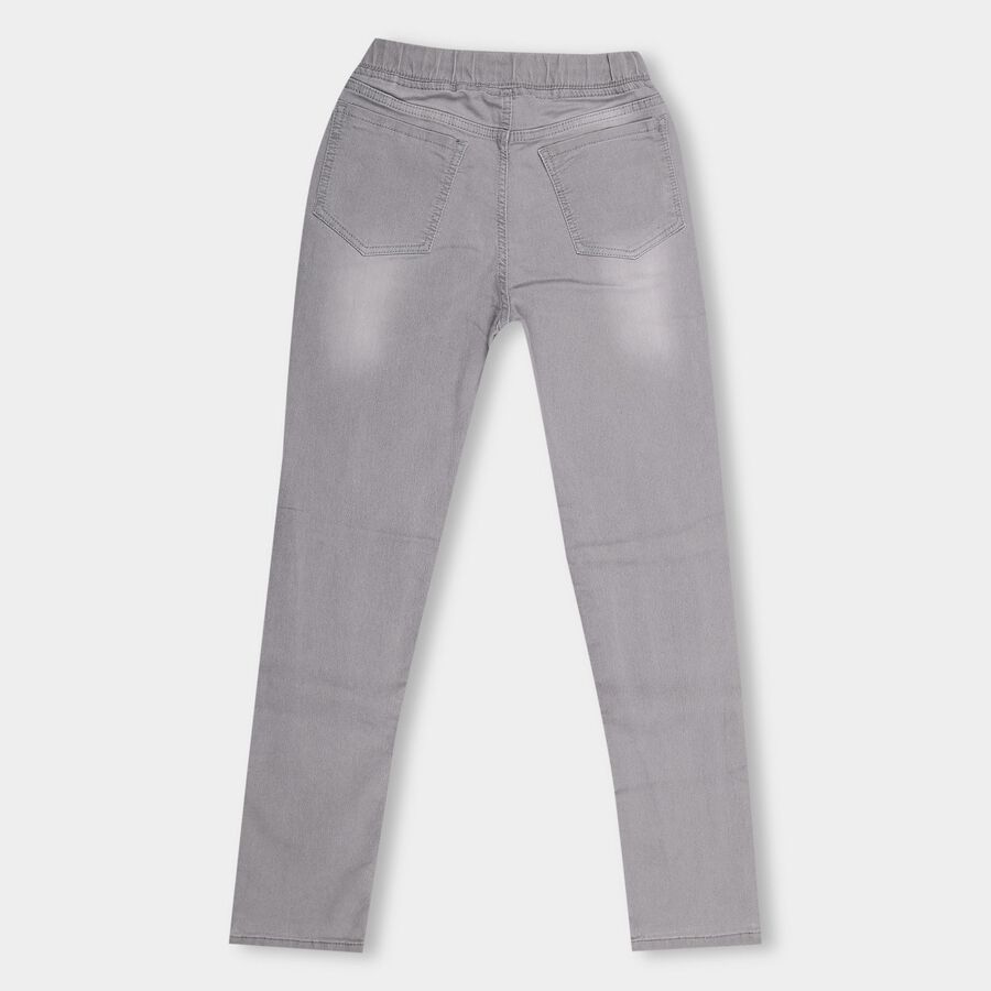 Boys' Basic Jeans, Light Grey, large image number null