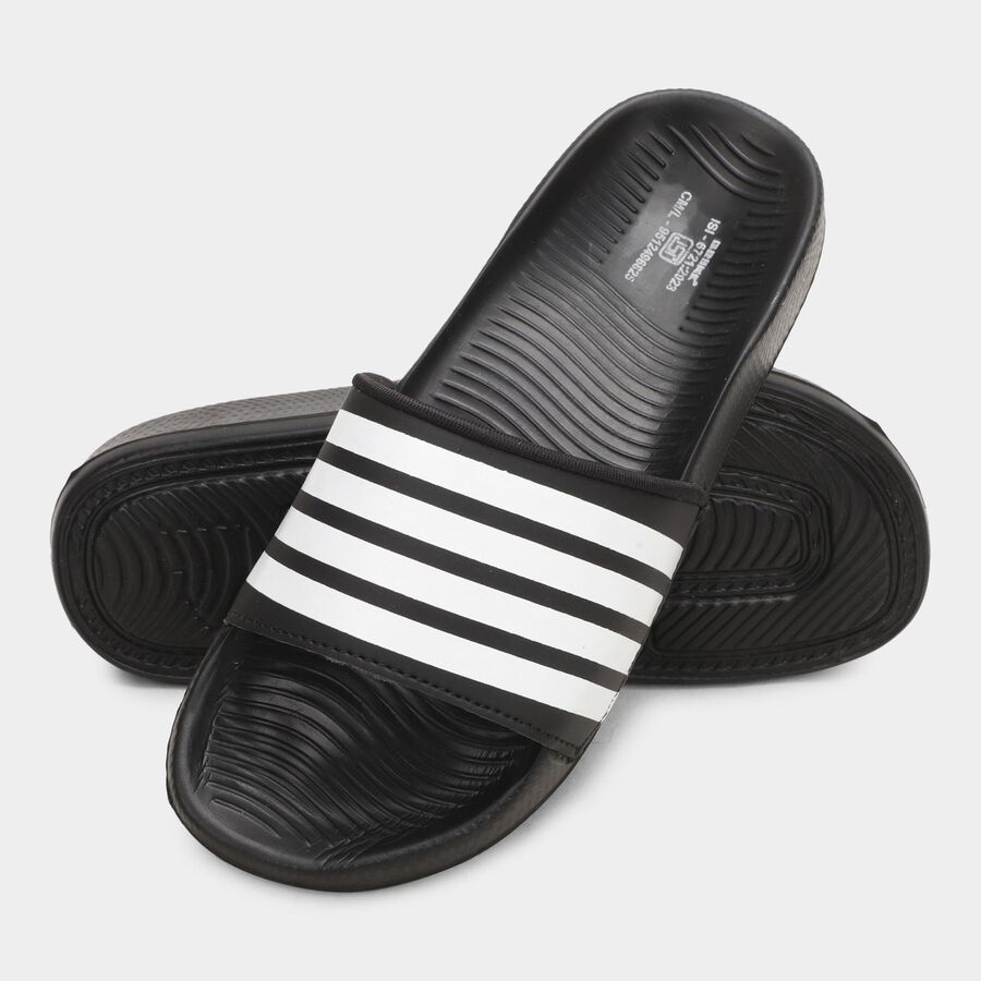 Men's Slipper, काला, large image number null