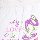 Girls Cotton Printed Bloomer, White, small image number null