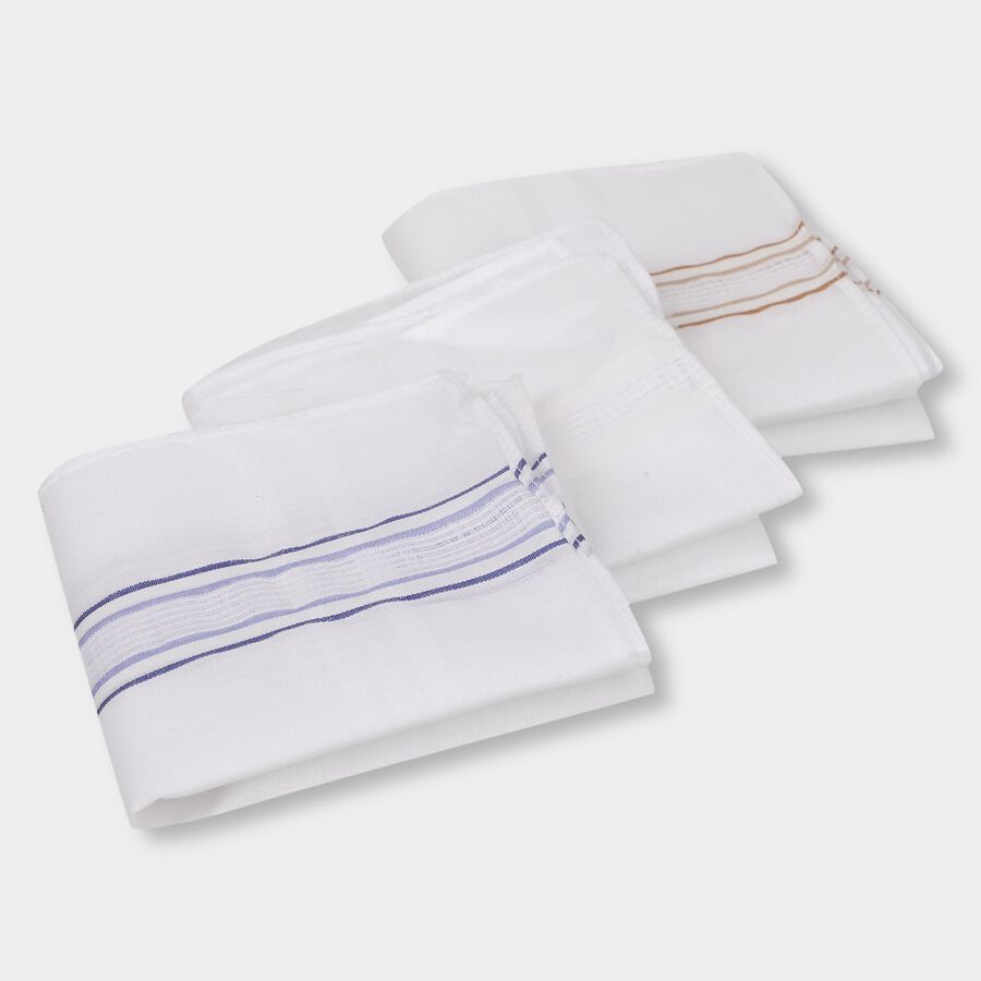 Men's Hanky, White, large image number null