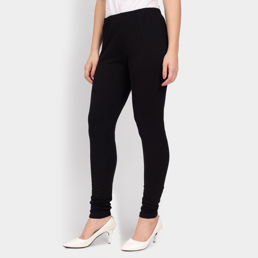 Ladies' Churidar, Black, large image number null