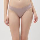 Women's Soft Mauve Regular Fit Panty, Brown, small
