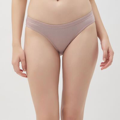 Women's Soft Mauve Regular Fit Panty