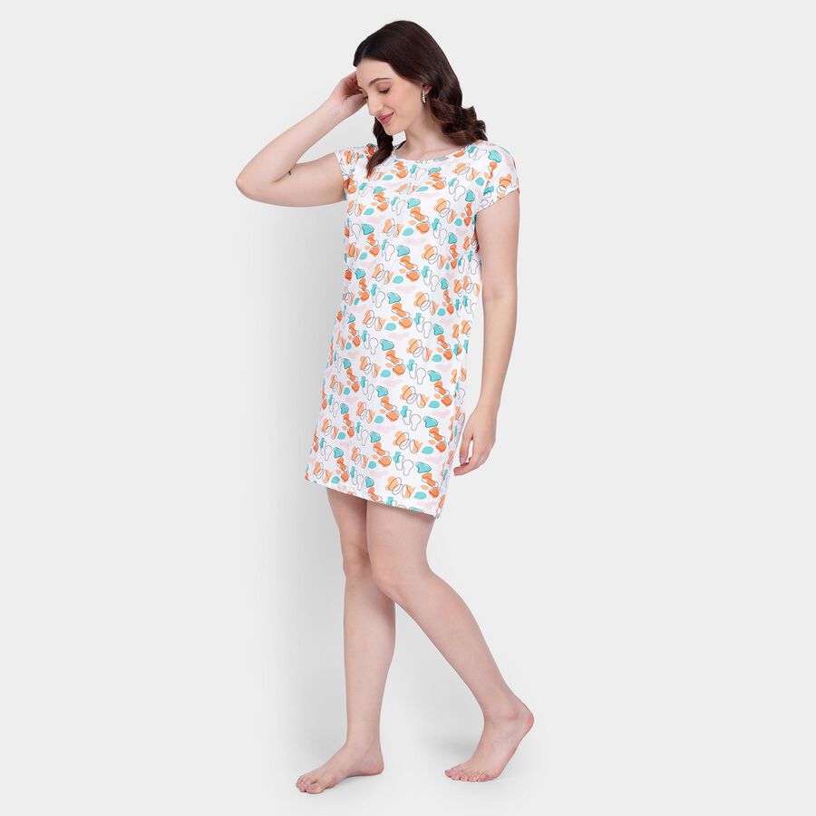 Ladies' Nighty , Off White, large image number null