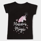 Girls' T-Shirt , Black, small image number null