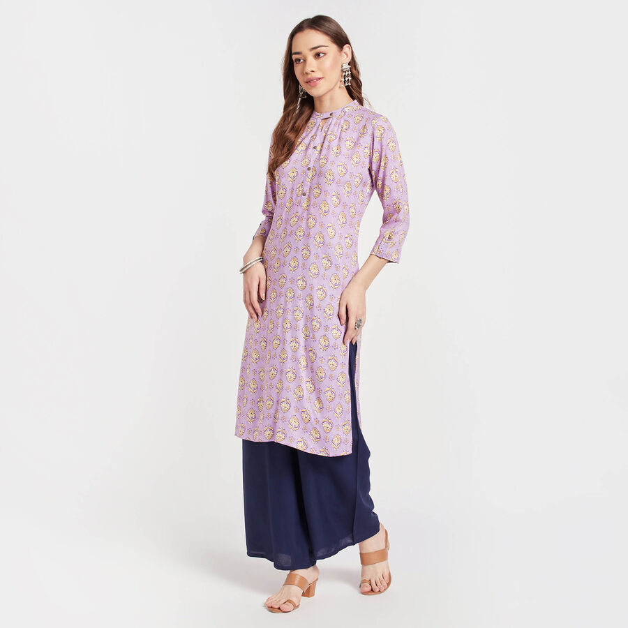 All Over Print Kurta, Lilac, large image number null