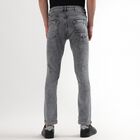 Men's Denim Skinny Jeans, Light Grey, small image number null