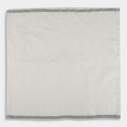 Men's Muted Beige and Light Sky Blue Cotton Blend Handkerchief Pack of 3, गहरा ग्रे, small image number null