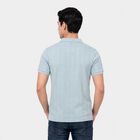Men's Light Blue Polo Neck Polo T-Shirt, Light Blue, small
