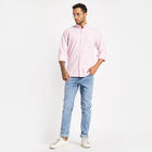 Cotton Solid Casual Shirt, Pink, small image number null
