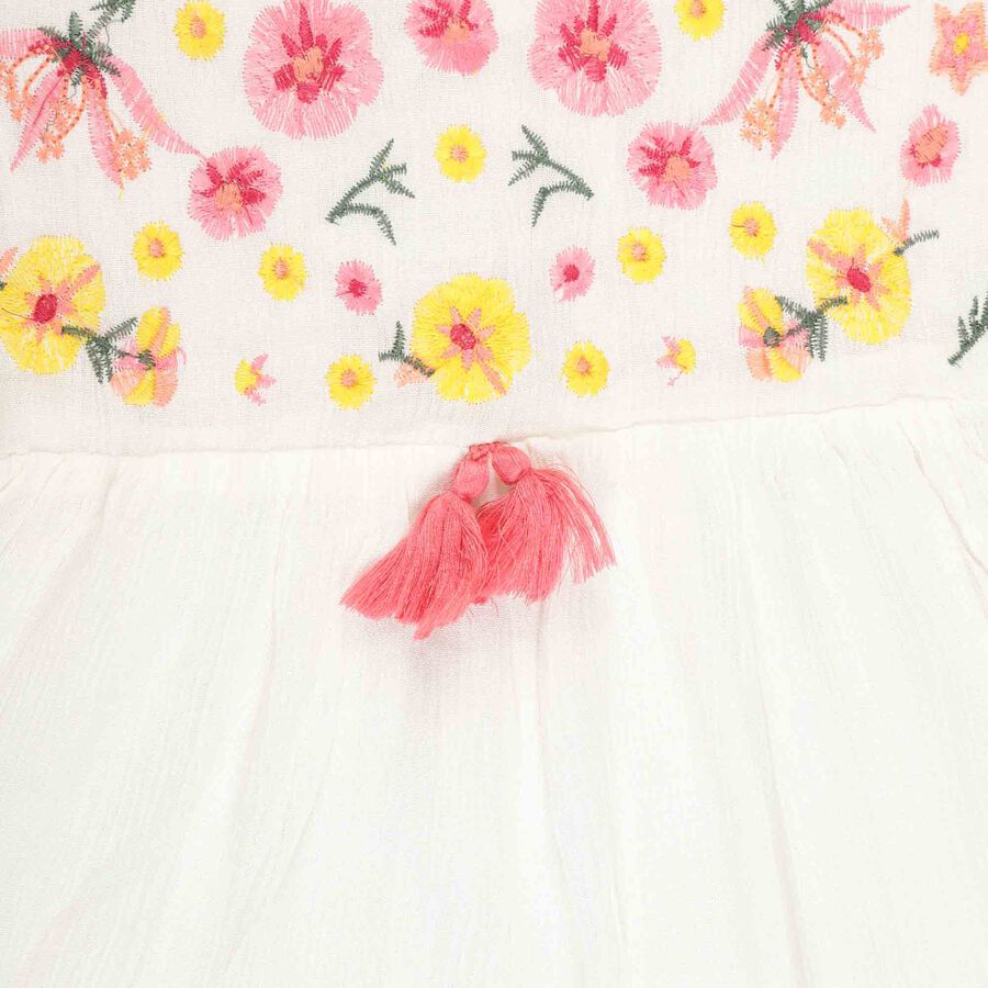 Embellished Top, Off White, large image number null