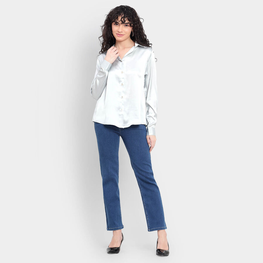 Solid Shirt, Light Grey, large image number null