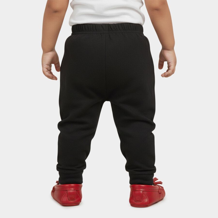 Infants' Dark Grey Regular Fit Graphic Printed Pyjama, Dark Grey, large