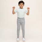 Boys Muted Light Grey Thermal Lower, मिश्रित हल्का ग्रे, small image number null