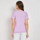 Ladies' Round Neck T-Shirt, लाइलेक, small image number null