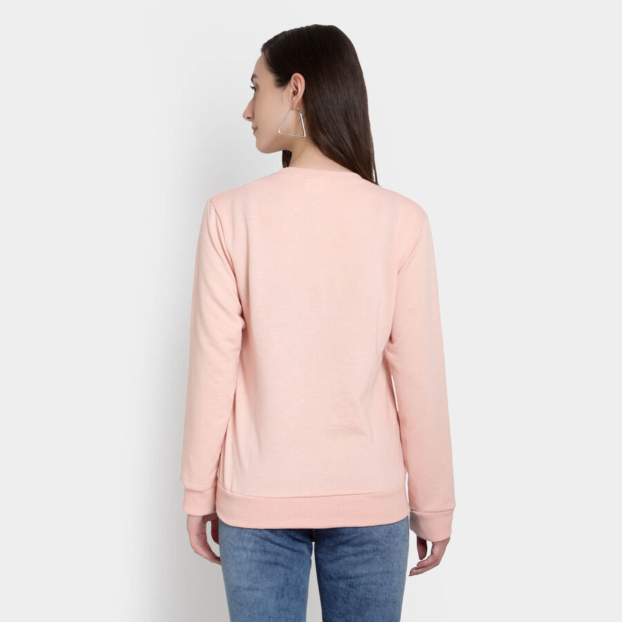 Round Neck Sweatshirt, Peach, large image number null