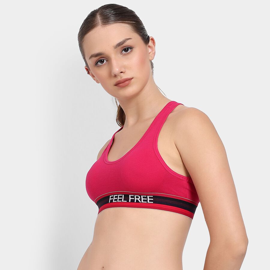 Ladies' Padded Bra, रानी (फ्यूशिया), large image number null
