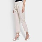 Ladies' 100% Cotton Palazzos , Off White, small image number null