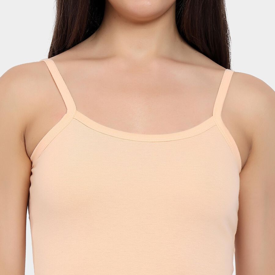 Ladies' 100% Cotton Slips, Peach, large image number null