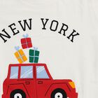 Boys' Half Sleeves T-Shirt, ऑफ व्हाइट, small