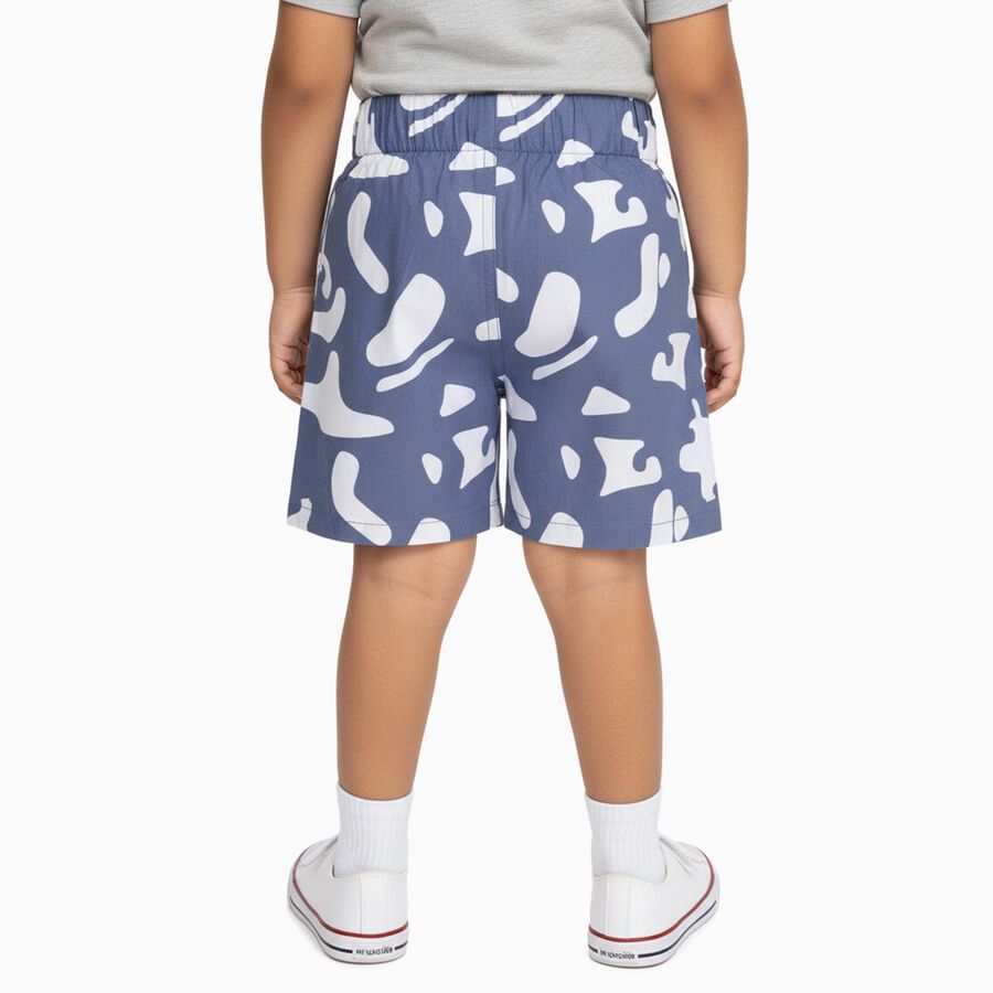 Boys' 100% Cotton Bermuda, Mid Blue, large