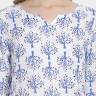 Women Cotton Kurta, ऑफ व्हाइट, small image number null