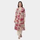 Women's Light Pink Floral Printed Ethnic Set, Light Pink, small