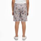 Boys Beige Printed Elastic Waist Bermuda Shorts, गहरा पीला, small image number null