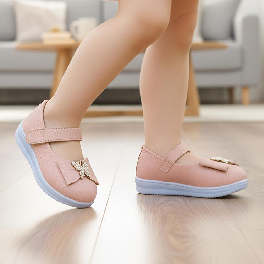 Girls' Sandal, पीच, large