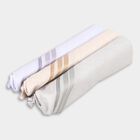 Men's Muted Ivory and Beige Striped Handkerchief Pack, गहरा पीला, small image number null
