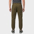 Men's Olive Green Slim Fit Jogger Casual Trousers, ओलिव, small