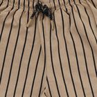 Boys' Muted Charcoal Gray Cotton Blend Casual Fit Bermuda Shorts, गहरा पीला, small