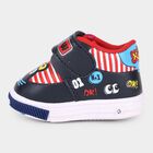 Boys Navy Blue Cartoon Velcro Casual Shoes, Navy Blue, small image number null