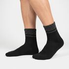 Men Ankle Length Regular Fit Pack of 3 Socks ( Black, Blue, Grey ), नेवी ब्लू, small