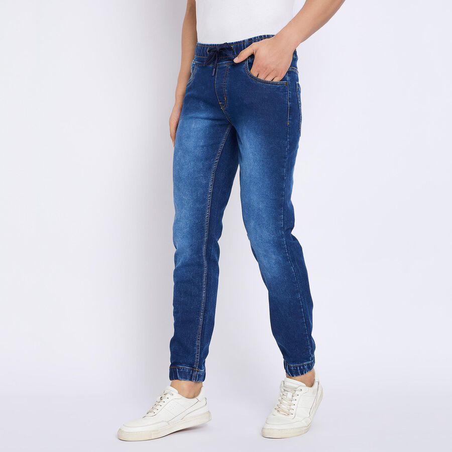 Men's Slim Fit Jeans , Mid Blue, large
