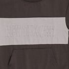 Boys' Dark Charcoal Grey Crew Neck Casual Sweatshirt, गहरा ग्रे, small image number null