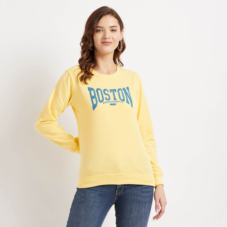 Coordinate Sweatshirt, Mustard, large image number null