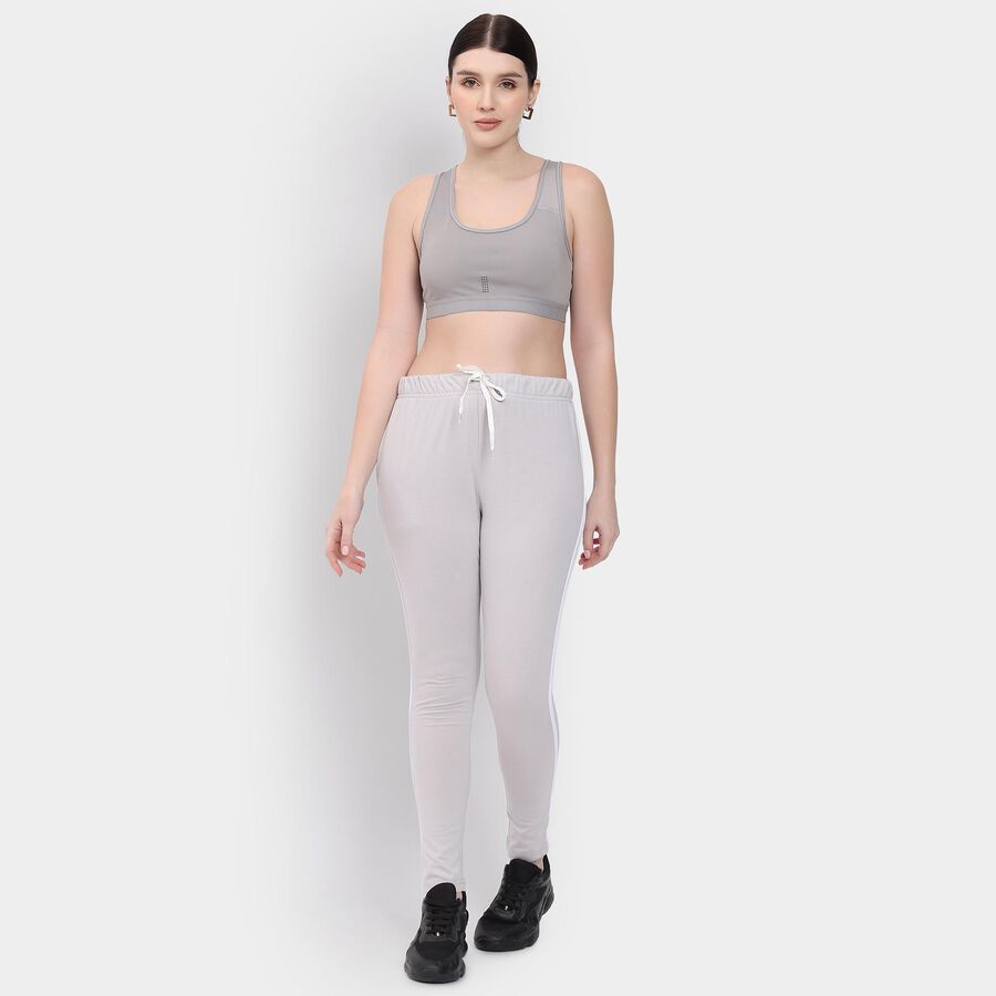 Ladies' Sports Bra, Light Grey, large