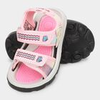 Girls' Sandal with Back Strap, Pink, small image number null