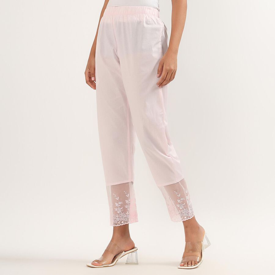 Ladies' 100% Cotton Palazzos, गुलाबी, large image number null