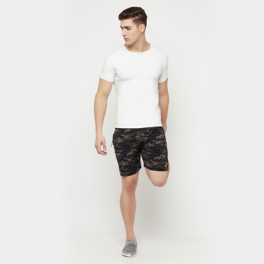 Printed Active Bermuda, Brown, large image number null