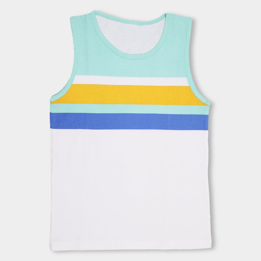 Boys' 100% Cotton T-Shirt , White, large image number null