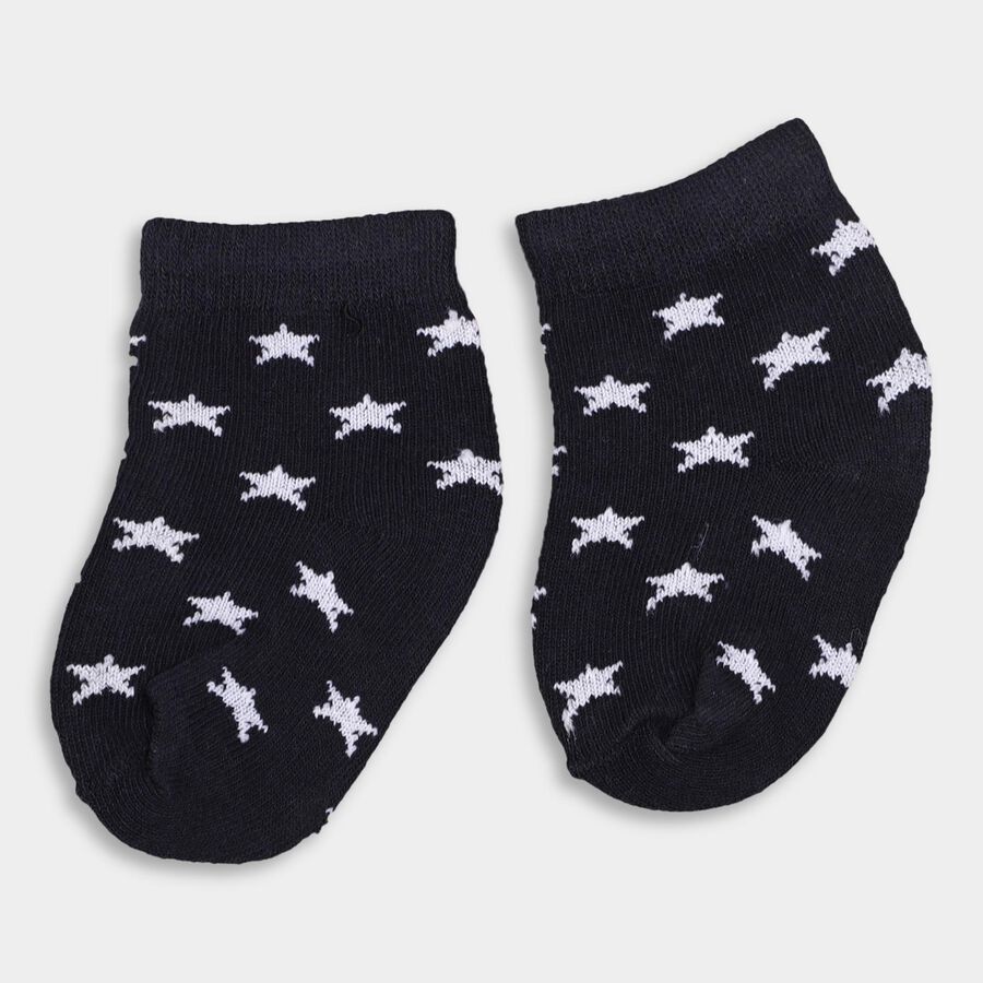 Infants' Socks (Pack of 3), Navy Blue, large