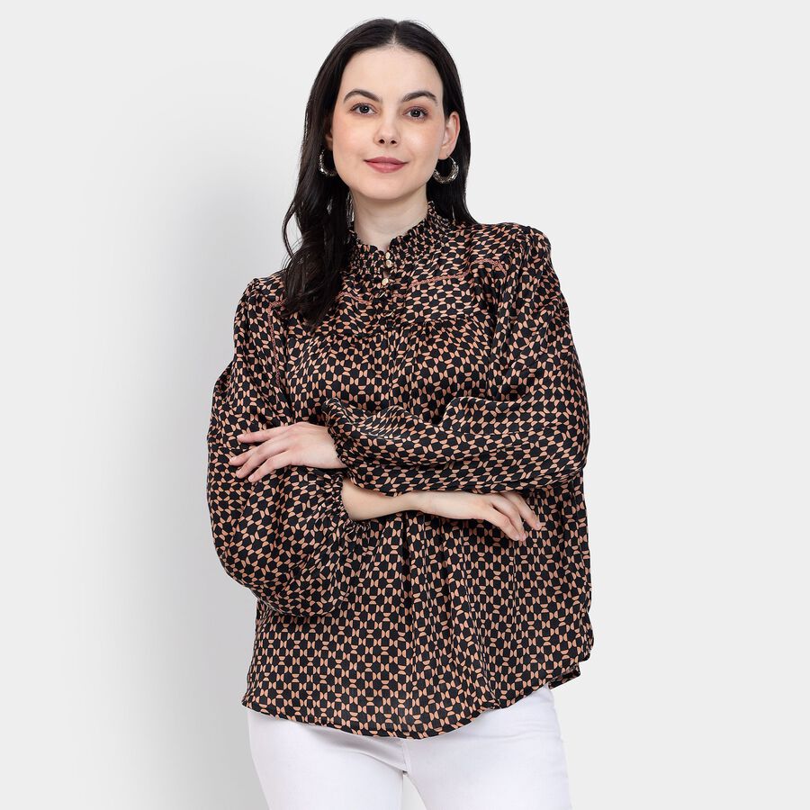 Ladies' Top, काला, large image number null