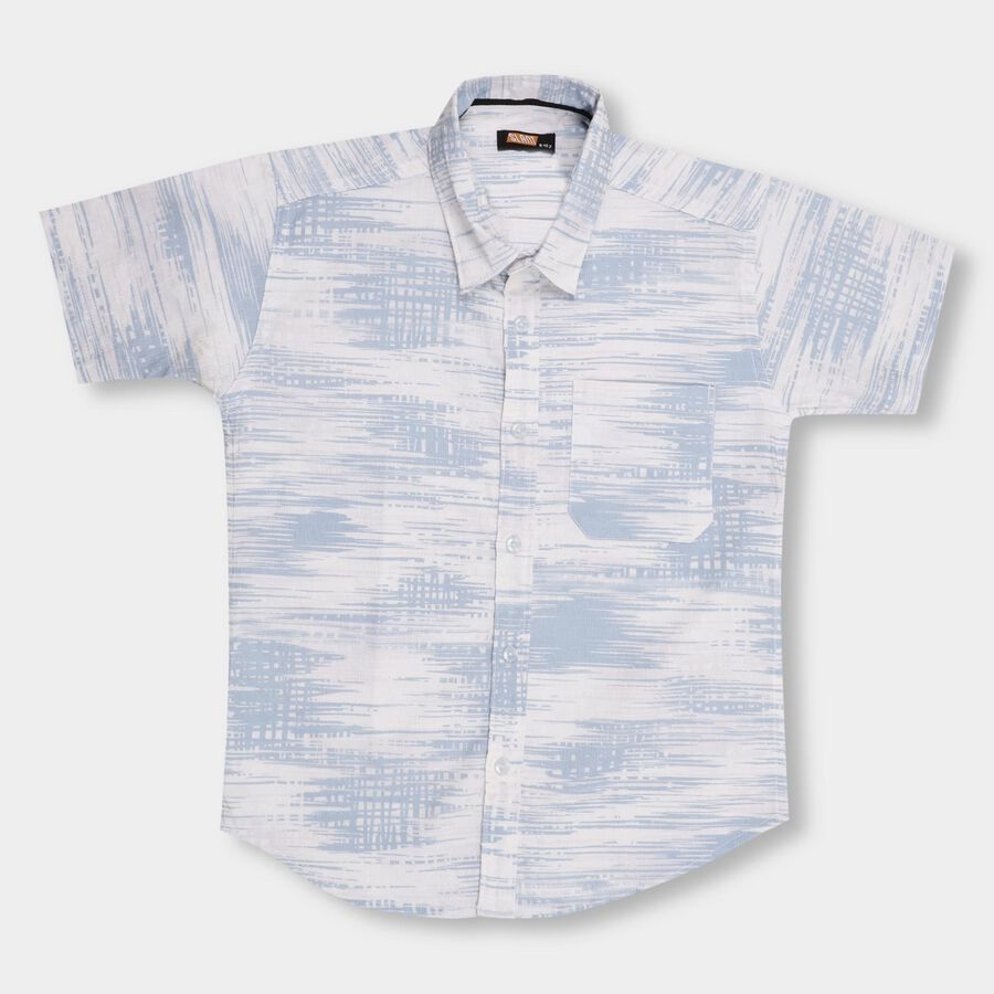 Boys' Casual Shirt , White, large image number null